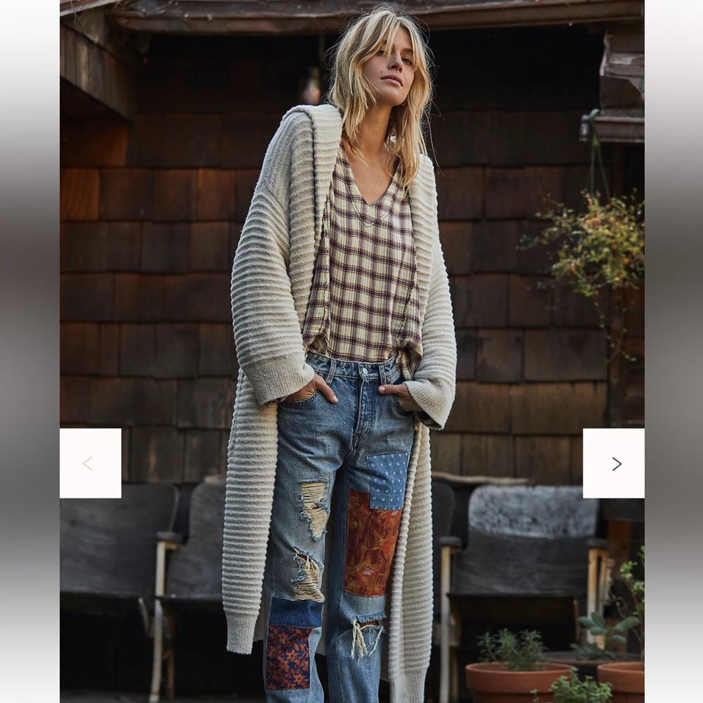 NWT Free People Stay Here Cardi